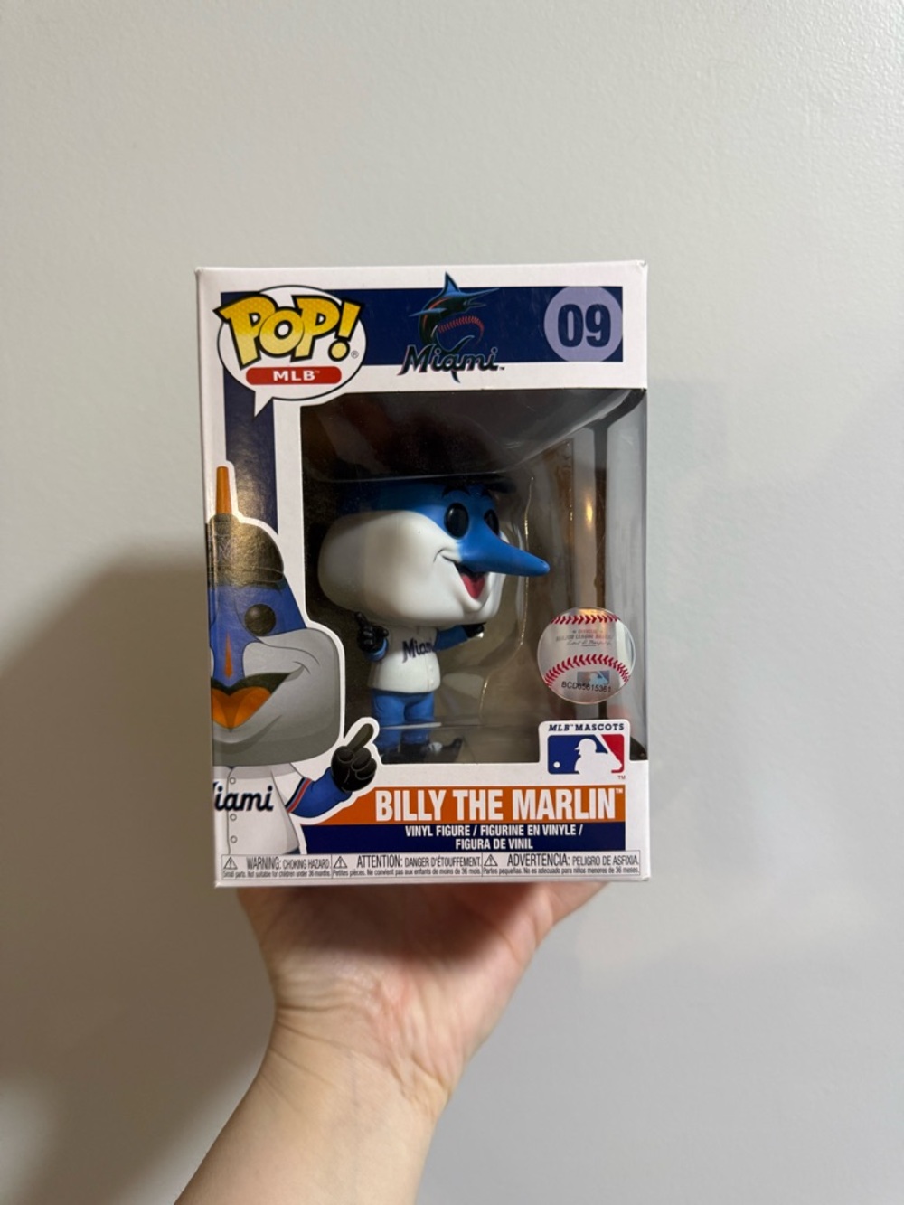 Funko Pop! MLB Billy the Marlin #09 - Miami Marlins